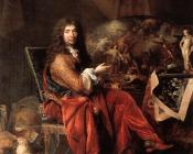 尼古拉斯 德 拉吉莱勒 : Portrait of Charles Le Brun